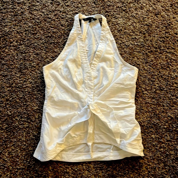 White button down twist front top from stitch fix! - Picture 3 of 4